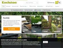 Tablet Screenshot of excluton.nl